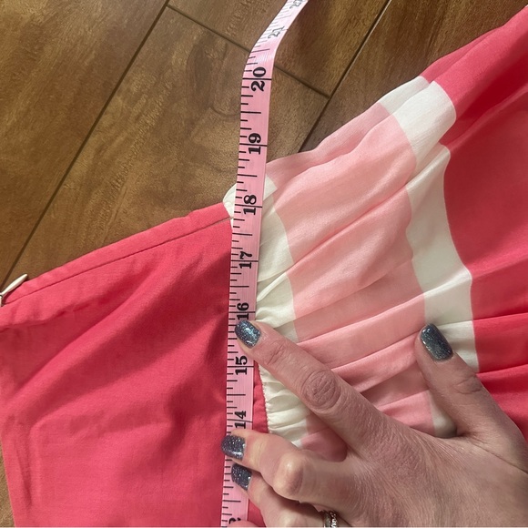 ⭐️3/$20 Pink striped skirt NEW - Picture 5 of 5